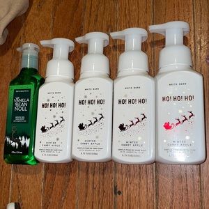 5 new bath n body hand foaming n gel soaps